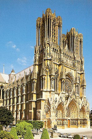 notre dame cathedral in reims