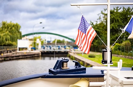 Princess Sailing On The River